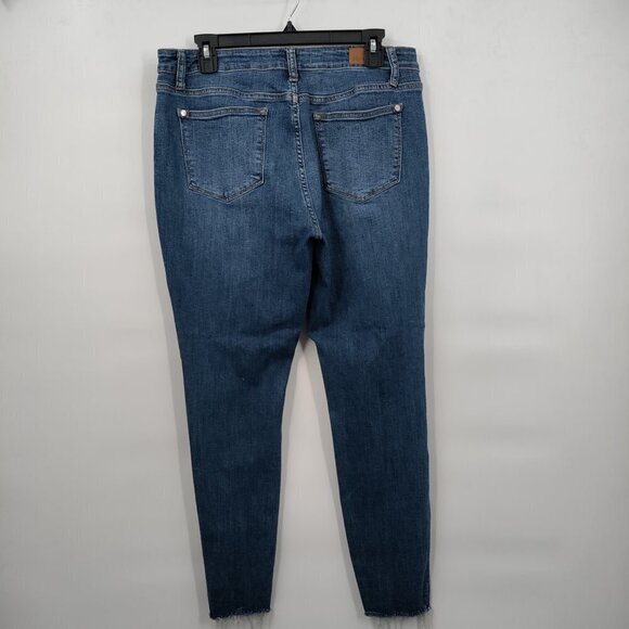 Judy Blue Women's Skinny Jeans - Distressed Blue - Picture 6 of 13